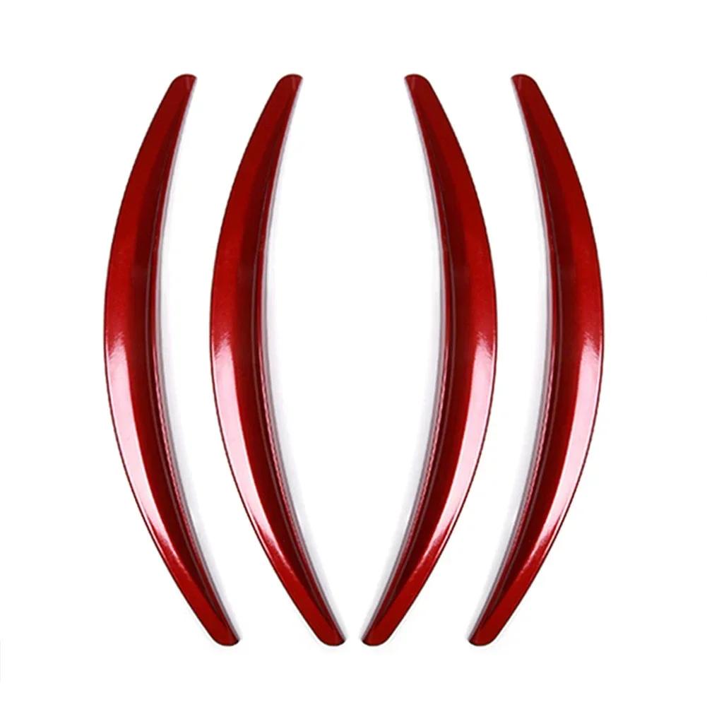 4 Stuks/Set Auto Wielwenkbrauw Boog Sierlijst Zijspatbord Flare Strip Voor Tesla Model 3 2017 2018 2019 2020 2025 Exterieuronderdelen