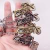 Simulation Motorcycle Mini Motorcycle Model Keyring Pendant Motorcycle Cute Simulation Car Keychain Zinc Alloy Mini