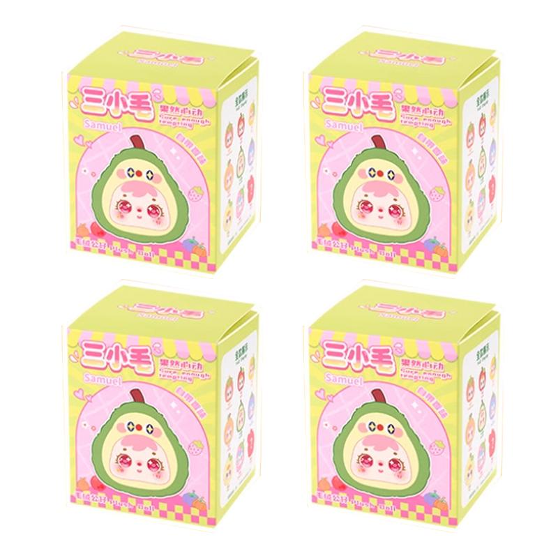Samuel Enough Tempting Plush Blind Box Series Random Expression Fruit Doll Pendant Decoration Ornament Mystery Box Surprise Gift