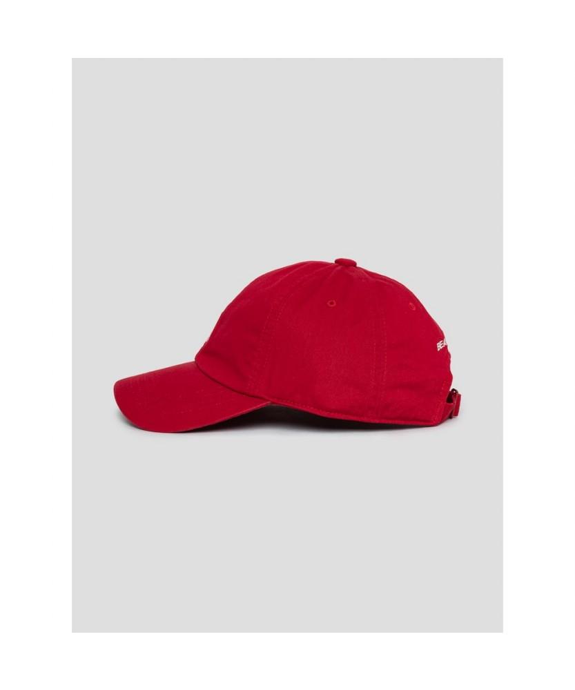 Binpolaegseseoli Cotton Twill Logo Washed Ball Cap - Red