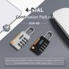 Weatherproof Padlocks 4 Digit Password Lock for Storage Unit Gym Locker Toolbox