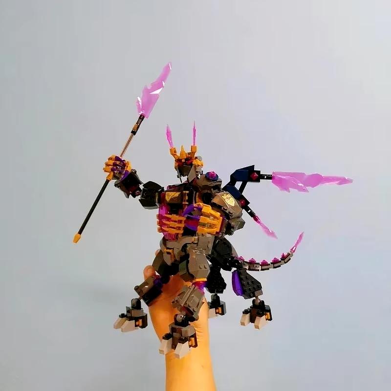 Compatible Sets Ninja Series Building Blocks The Crystal King Mecha Children's Toys Gift