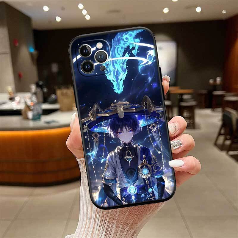 Genshin Impact Cute Phone Case for Motorola Edge 60 60s 70 G86 G56 G54 E14 G04S G45 G54 G64 X30 X40 X50 S30 S50 Pro Power Tylus