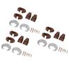 Drawer Slides Repair Kit ABS Robust Construction Easy To Install Drawer Guide Glide for Furniture