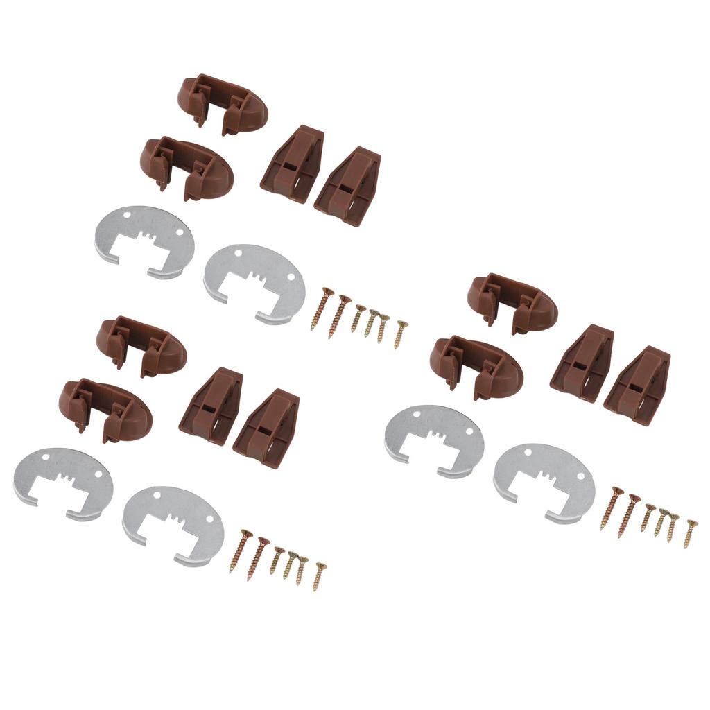 Drawer Slides Repair Kit ABS Robust Construction Easy To Install Drawer Guide Glide for Furniture