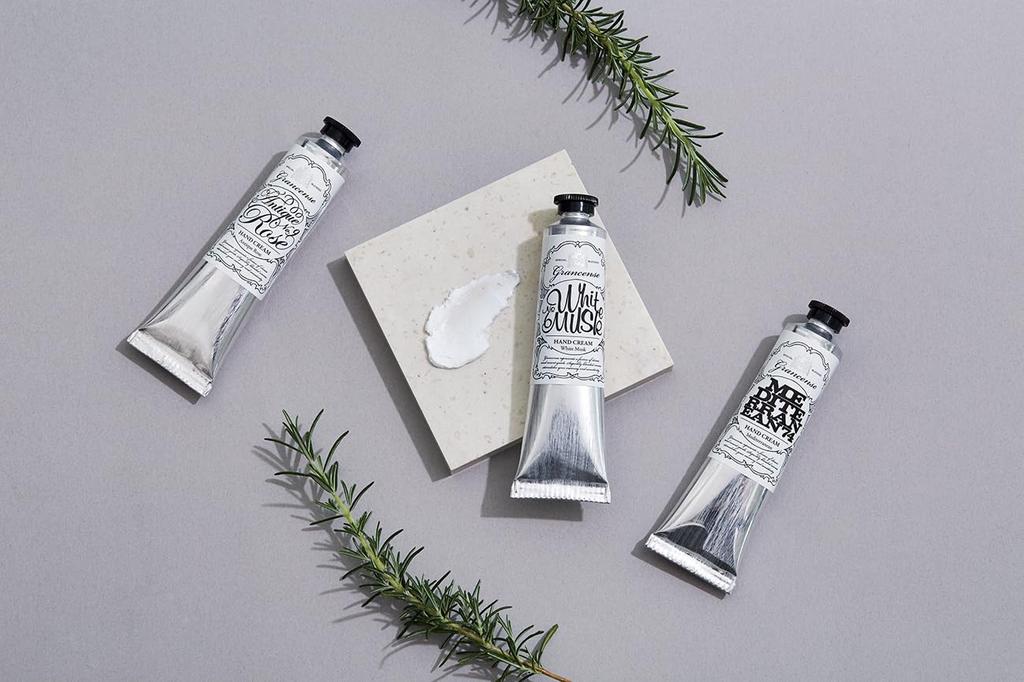 Grancense Hand White 40g A popular gift for both men and perfect as a thank you return farewell birthday or Day Cream, Musk, (Moisturizing Gift,