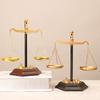 Creative Desktop Ornament Retro Nostalgic Old-fashioned Handmade Wrought Iron Balance Craft Scale Porch Window Decoration