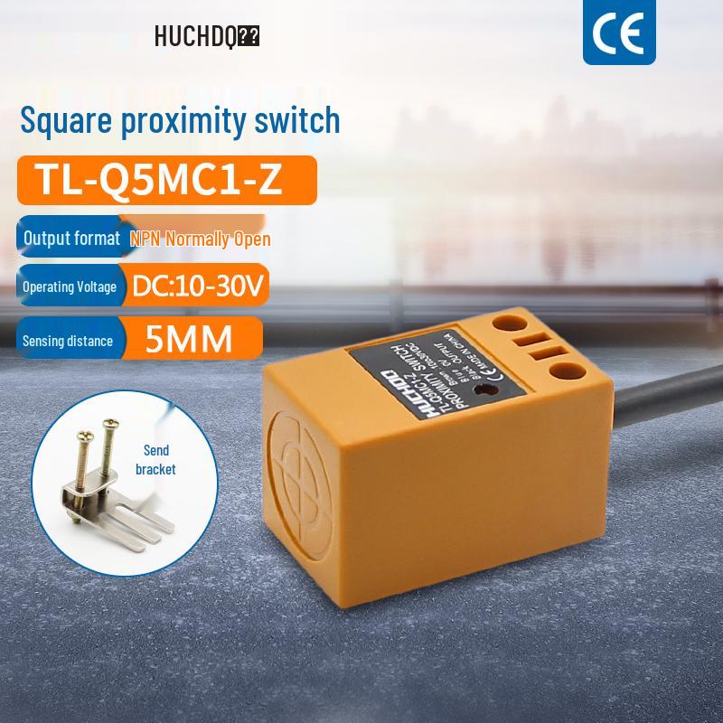 Waterproof Metal Proximity Sensor Switch, TL-Q5MC1-Z, NPN, 3-Wire, Normally Open, 24V
