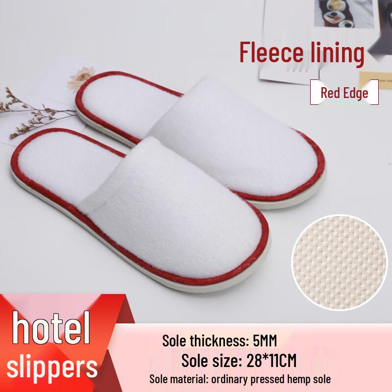 Cotton Disposable Hotel Slippers