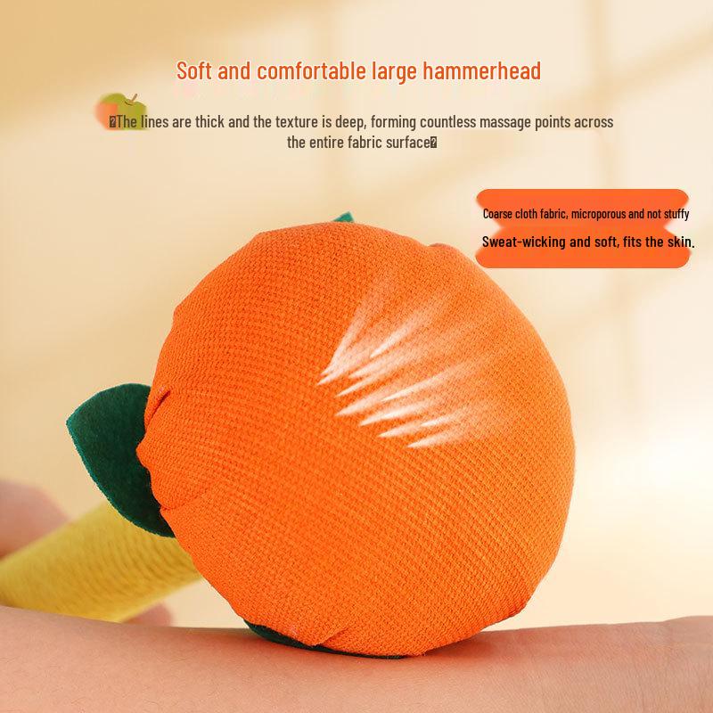 Persimmon Ruyi Mugwort Health Hammer - Practical Gift for Employees, Customers, or Mom's Birthday Souvenir