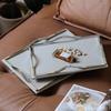 Metal Storage Tray Luxury Leather Aesthetic Tray Modern Decorative Dining Room Trays Kitchen Sundries Organization Accessories