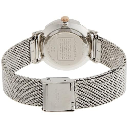 Coach Women's Perry Watch with Silver Dial and Mesh Strap (14503858) [Official Import]