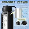 BOTTLE BOTTLE Water for and Stainless Direct with Button Locking Carbonation Bottle, 600ml, Sports, Travel, School, Carbonated, Insulated, Steel,