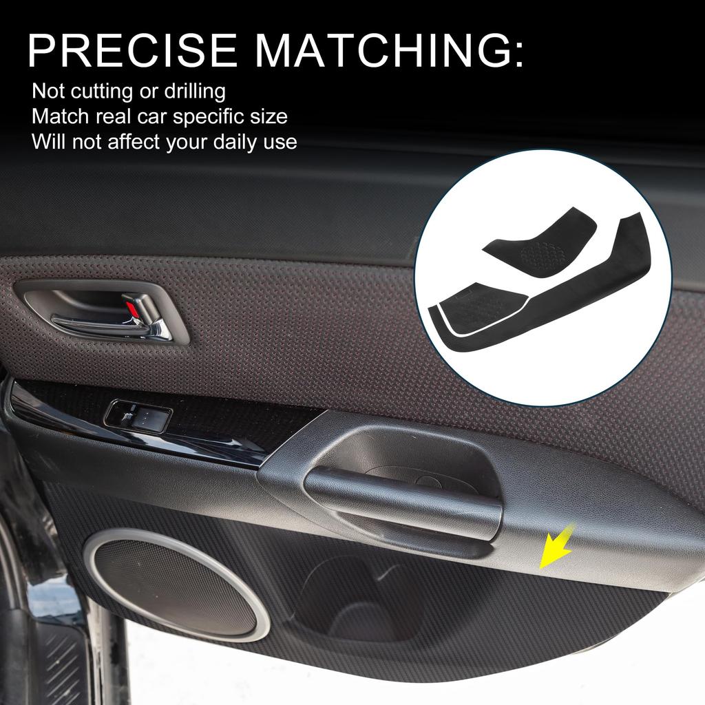 Protetores de Porta TUCKBOLD para Painel de Porta Mazda Proteção de Porta Interior Personalizado Conjunto Completo CX-5 (2017-2021), Protetores, Pastilhas Antichoque, Adesivos,