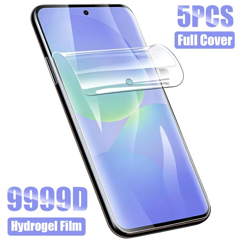 5PCS Hydrogel Film For Samsung Galaxy A55 A35 A25 A15 A05S A14 A34 A54 Screen Protector For Samsung A17 A07 A16 A06 A26 A36 A562