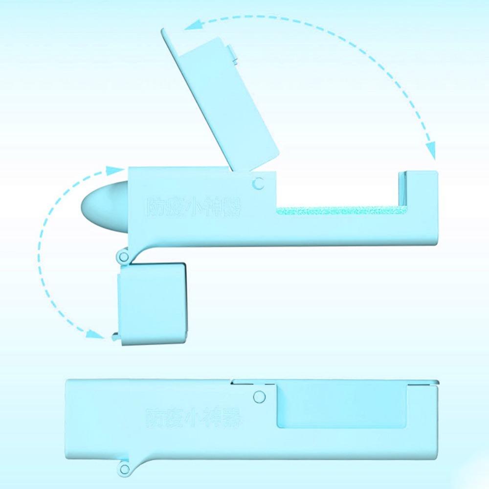 2 Pcs Reusable No-Touch Door Opener Portable EDC Door Opener Contactless Safety Tool  Public Spaces синий