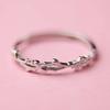 Xiaomi Vintage Branch Leaf BFCLUB  Silver Color Ring Opening Ring For Women Jewelry Gift Dropshipping
