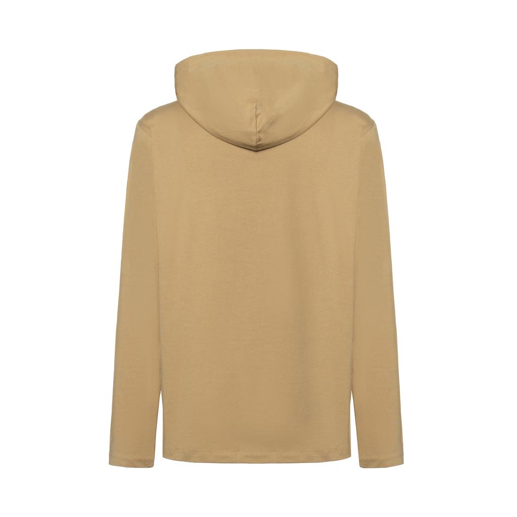 Polo Ralph Lauren FW24 Drawstring Hooded Logo Embroidered Long Sleeve Sweatshirt Men sweatshirt Khaki 710847203-068