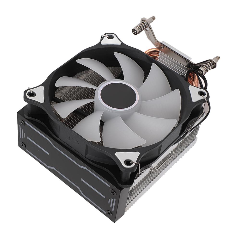 12CM RGB CPU Cooler Silent Computer CPU Cooling Fan 3 Pin Replacement Cooling Fan for Computer