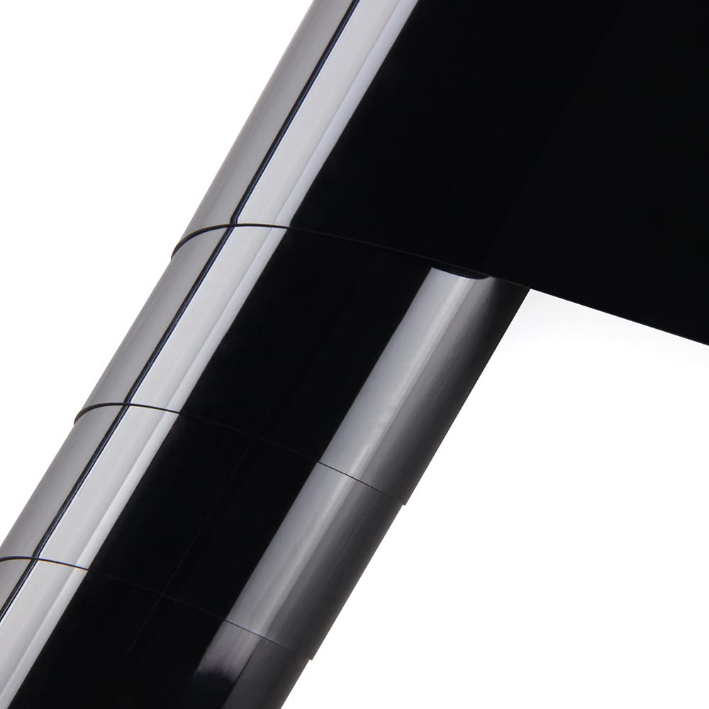 Sunice Car Piano Black Glossy Film with Scratch Resistance and Air Vent 152cm x 30cm Wrap, Grooves,