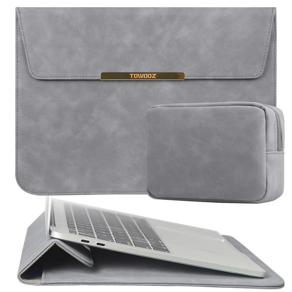 TOWOOZ MacBook Air Case inch Chip 13 inch MacBook Neo A18 Pro Chip Compatible MacBook Pro iPad Compatible Laptop Case PU Leather Shockproof with PC
