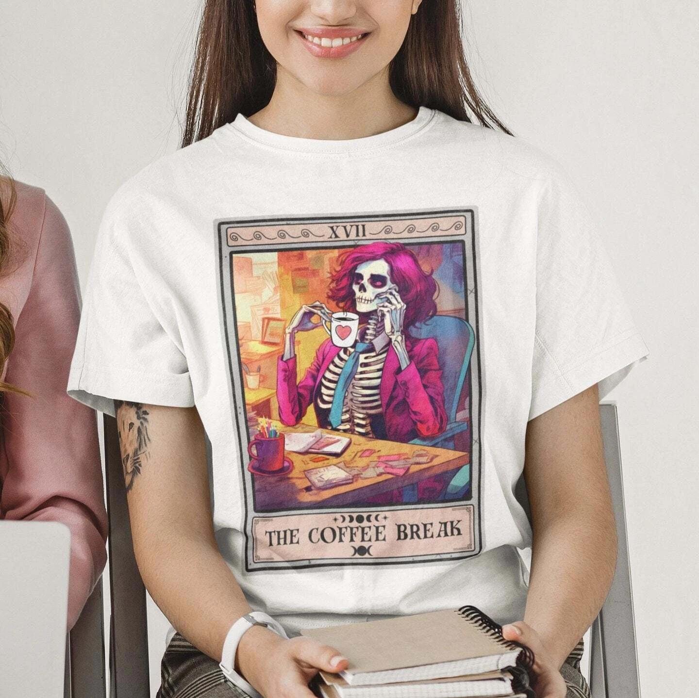 The Coffee Break Tarot Card Shirt 4XL