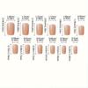 24pcs Oval False Nails French Strawberry Butterfly Cat Eye Press On Nails Fake Nails DIY Manicure Detachable Nail Tips