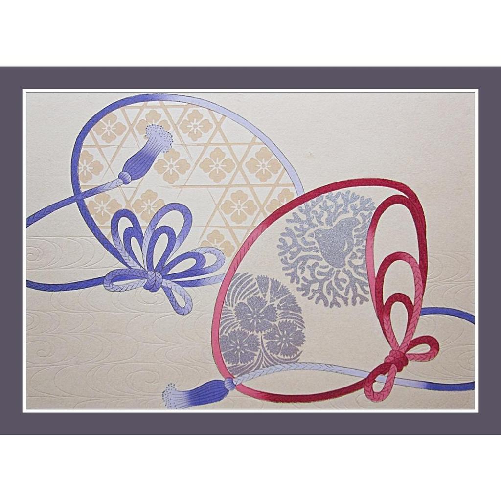 [USED] Woodblock print, knot pattern, shell matching