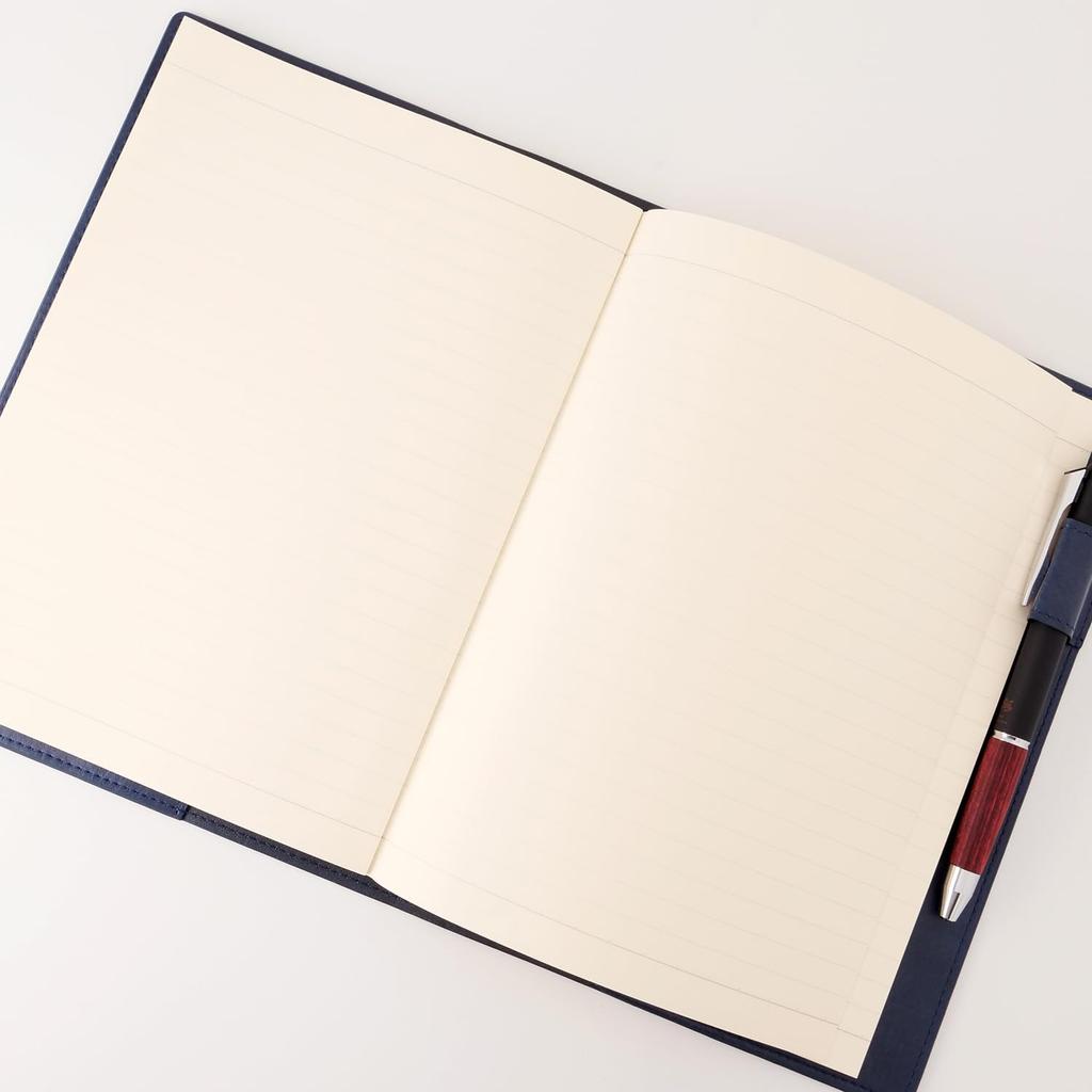 Notebook Cover B5 Navy Slip-on WCV-2901