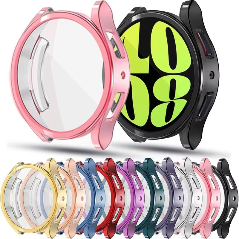 Case For Samsung Galaxy Watch 7 40mm 44mm Screen Protector Electroplated TPU Full Coverage Protective Cover For Galaxy Watch 7