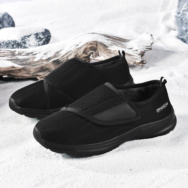 New Men's Shoes Wide Walking Shoes Slip-on Orthopedic Shoes for Swollen Feet Foot Pain Relief Padded Sneakers Zapatos Hombre