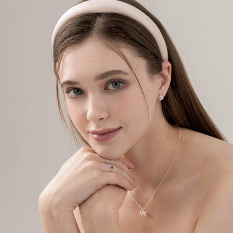 

LILYKORI Розовая мягкая шелковая повязка для волос Pink