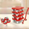 5 stuks/doos Stevige Structuur Meubeltransportroller Heavy Duty Verhuisgereedschap Set Dagelijkse Hanteerbaarheid