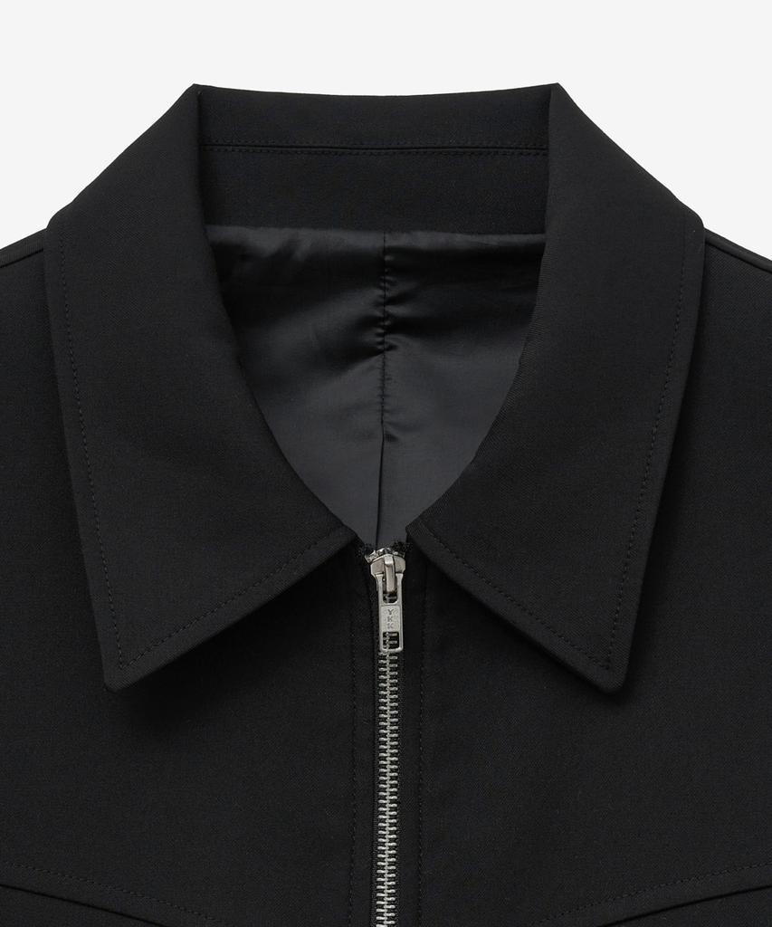 Intempomood Pleated Pocket Detail Jacket_Black