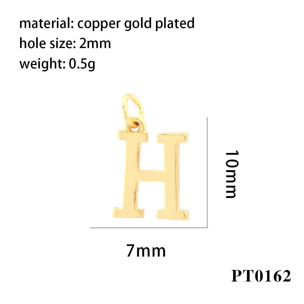 Pingentes de Alfabeto Vibrantes: Colar de Moda Simples e Colorido