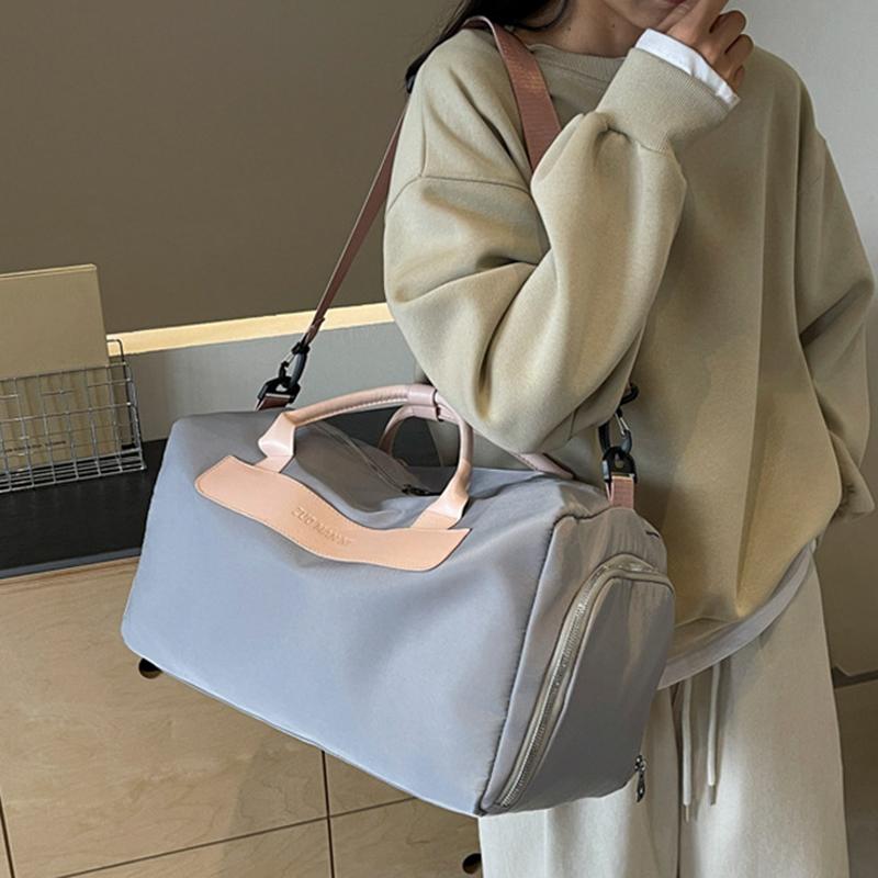 Geantă Sport Yoga Capacitate Mare Genți de Bagaj pentru Distanțe Scurte Nouă Separare Uscat și Umed Compartiment pentru Pantofi Geantă de Călătorie Geantă pentru Înot