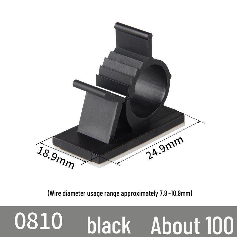 LY No-Punch Self-Adhesive Cable Clips - Wall Wire Organizer & Sticker Buckles