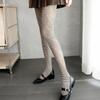 Fashion Women Tights Elegant Lattice Texture Design Breathable Nylon Fabric Elastic Fit Jacquard Knit Winter Tights
