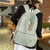 New schoolbag female college student commuting light backpack backpack large capacity bag high school senior sense