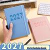 2027 Daily Planner: English Schedule Book, 365-Day One-Page-Per-Day Time Management Diary Notebook