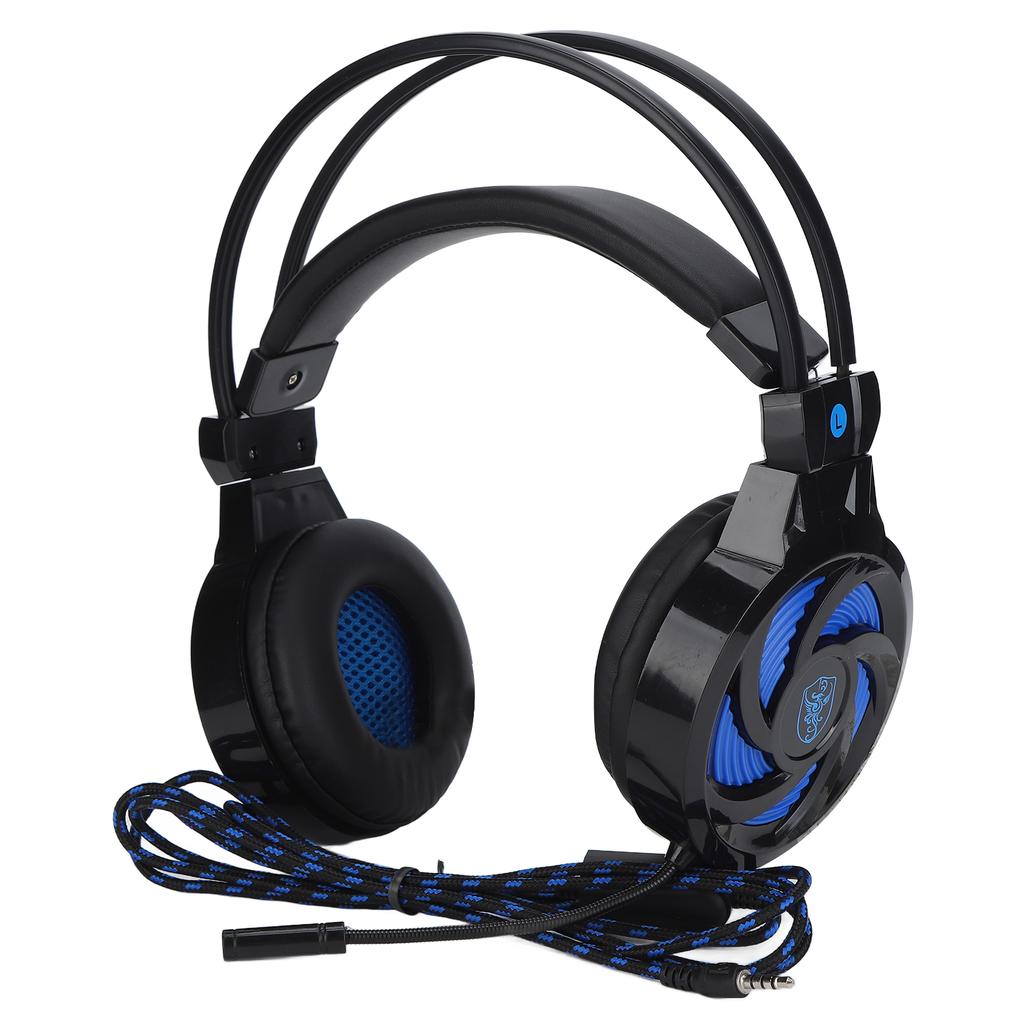 SY855MV Wire Gaming Headset Noise Cancelling Over Ear Headphones with Mic Volume Control for PS4 PC Laptop