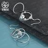 925 Sterling Silver Geometry Drop Earring For Women Fashion Party Wedding Engagement Jewelry Fine Banquet Gift Accessories