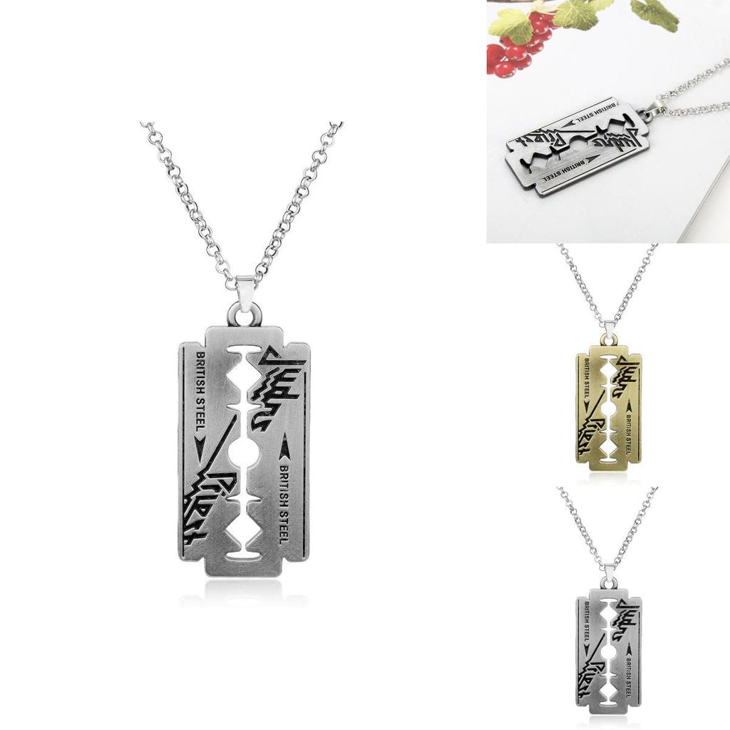 Judas Priest Klingen Anhänger Halskette Mit Legierungsdesign Für Geschenk Und Mode