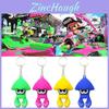 Chaveiro de Lula Splatoon 3 Brinquedo PVC de Alta Qualidade Pingente de Bolsa para Crianças Presentes de Natal