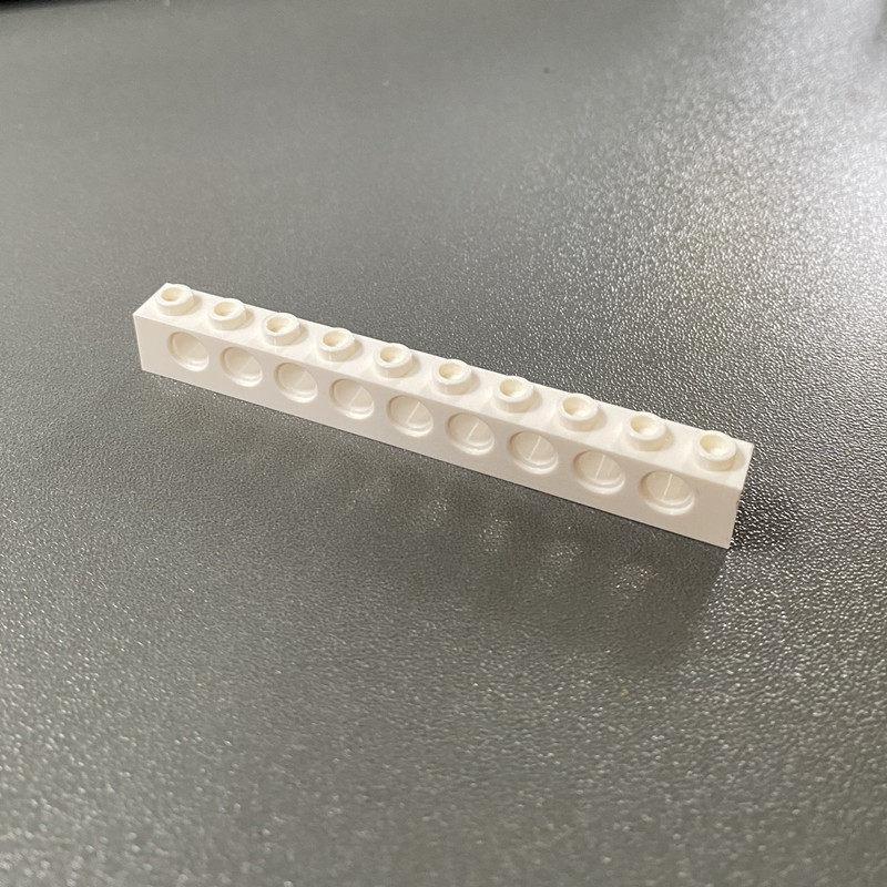 Compatible Building Block 2730 Hole Brick, Technology Machinery Building Block Spare Parts 1X10 With 9 Hole High Brick Bump Brick