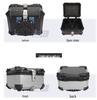 45L/100L Large Capacity Aluminum Alloy Electric Vehicle Tail Box for Motorcycles & Electric Bicycles