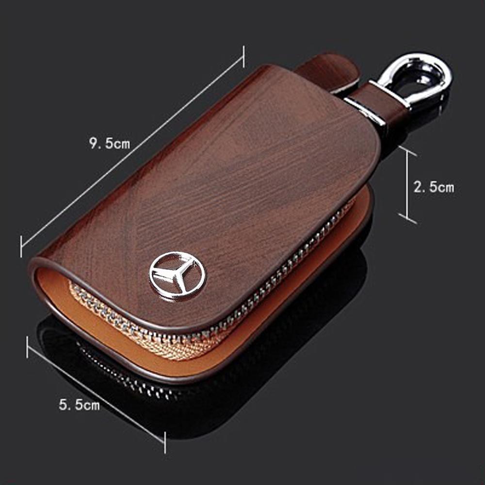XDFMN1 Hot 2026 New For Benz New Leather Car Smart Remote Key Case Cover Shell Bag For Mercedes Benz AMG A C E S G Class GLC CLE CLA W1