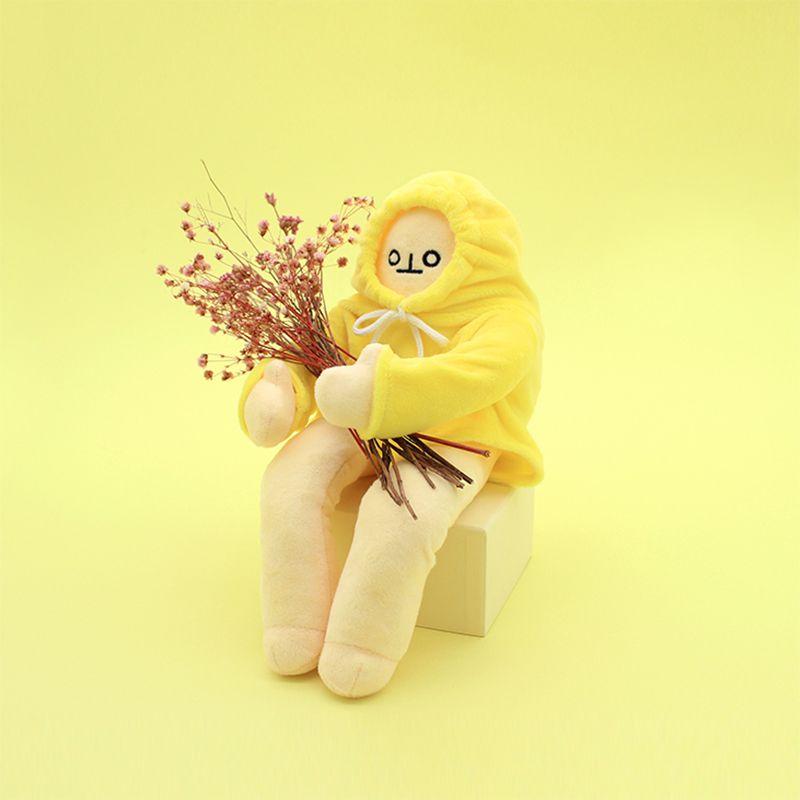 Stuffed Man Banana Toy Doll Plush Stress Reliever Anime Plushie Pillow Stuff Anime Plushie