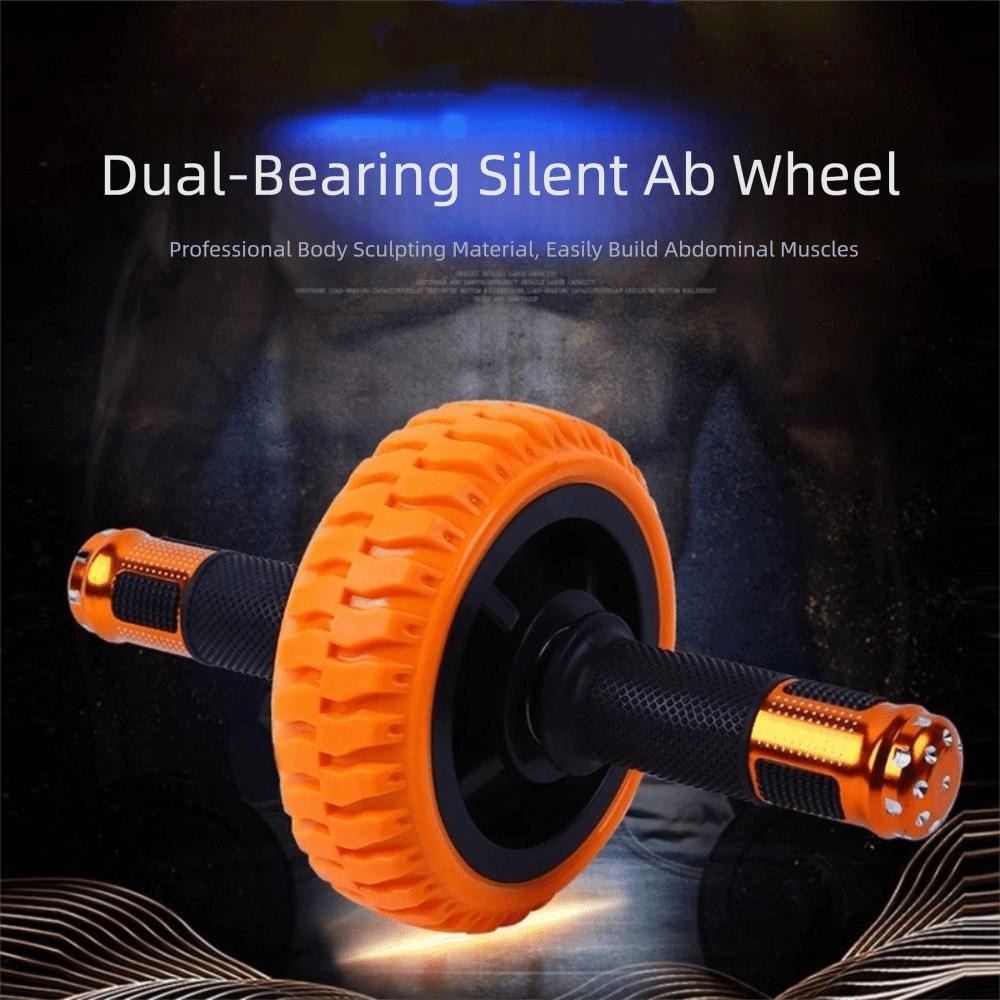Strong Load Bearing Abdominal Workout Roller Ergonomic Grip Abdominal Exercise Wheel Men/Women