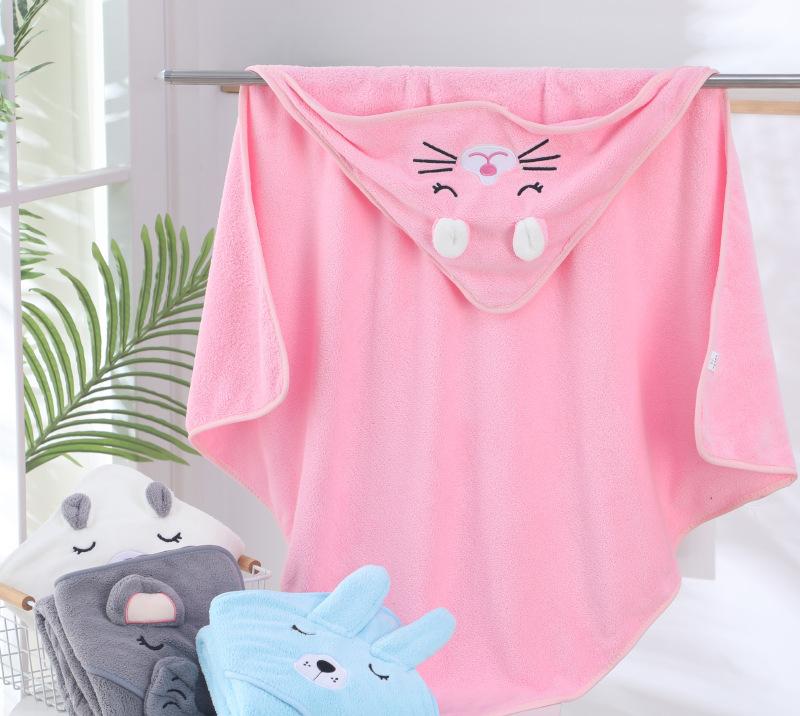 Baby Blanket New Air Conditioning Blanket Warm Coral Velvet Breathable Soft Multipurpose Absorbent Quick Drying Towel Bath Towel